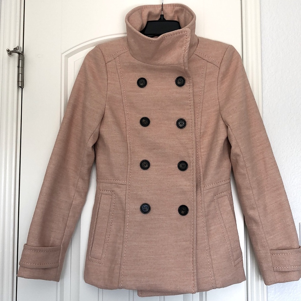H&M Blush Pea Coat